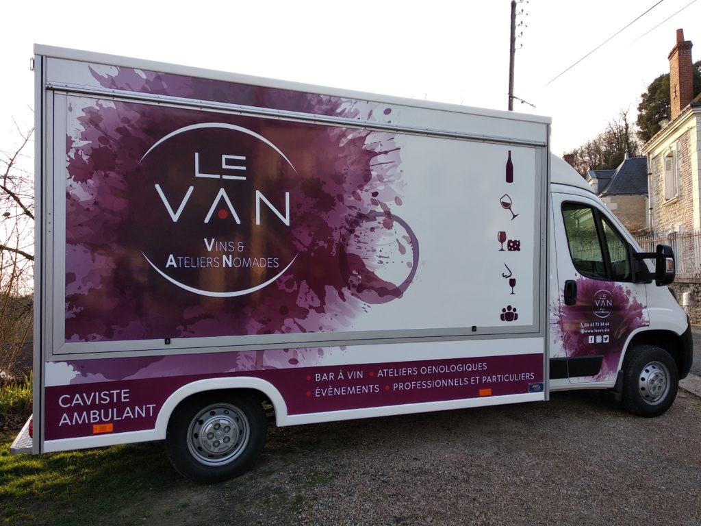 winetruck en Touraine